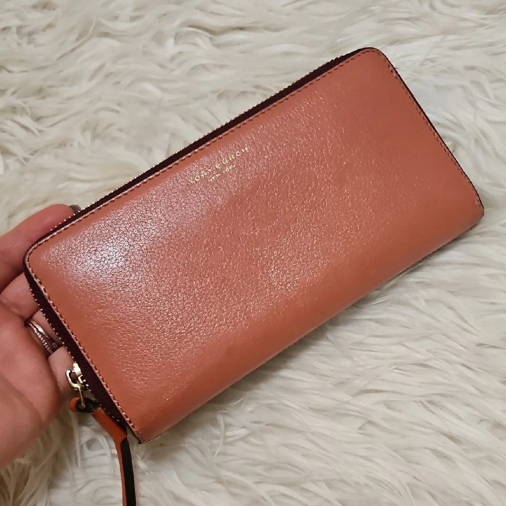 Tory Burch Two Tone Leather Wallet